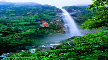 宜春明月山国家级风景名胜区-云谷飞瀑第 2 张图片