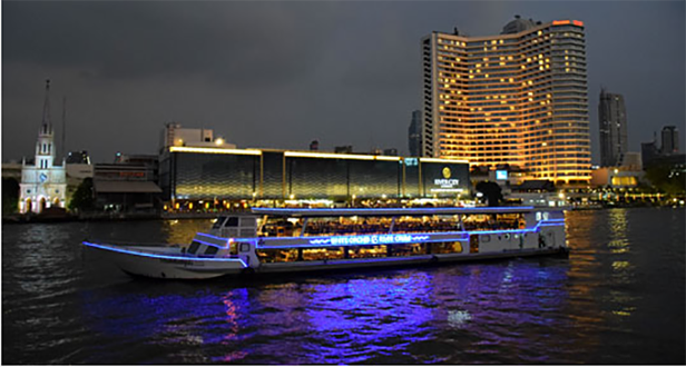 白玉兰号夜游湄南河