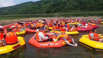红河转水湖漂流