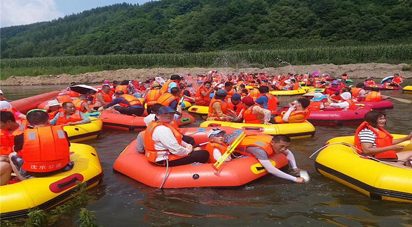 红河转水湖漂流