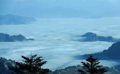 西岭雪山（滑雪场景区）第 14 张图片