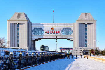 满洲里国门景区第 24 张图片