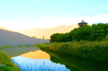 鸣沙山月牙泉第 321 张图片