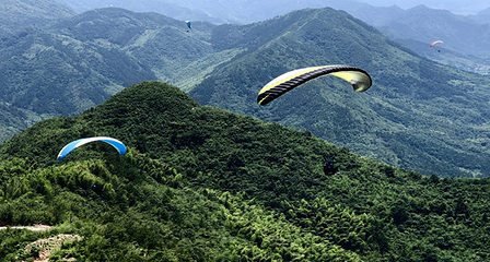 九华山国际滑翔伞飞行基地第 7 张图片