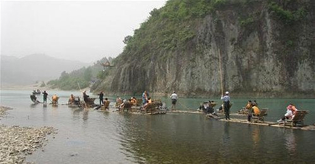 楠溪江甸园竹筏漂流第 7 张图片