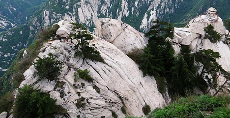 华山风景名胜区-鹞子翻身第 16 张图片