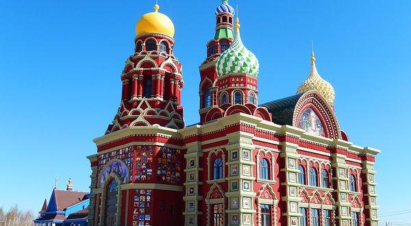 满洲里套娃景区