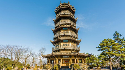 九华山风景区天台-万佛塔第 1 张图片