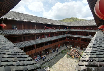 福建土楼·永定景区-侨福楼第 9 张图片