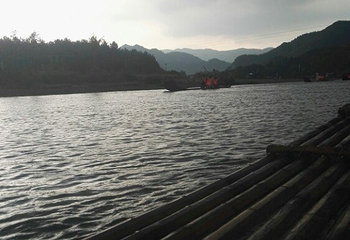 楠溪江桃花源竹筏漂流第 22 张图片