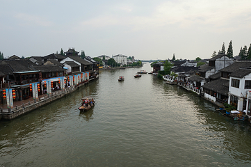 上海朱家角古镇旅游区-放生桥第 2 张图片