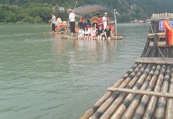 楠溪江桃花源竹筏漂流第 19 张图片