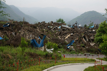 北川老县城地震遗址第 22 张图片