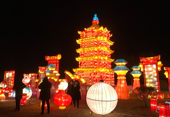 铁岭莲花湖迎春灯会第 3 张图片