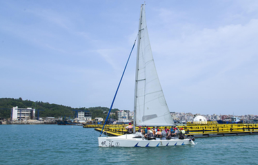 海上田园帆船出海第 1 张图片