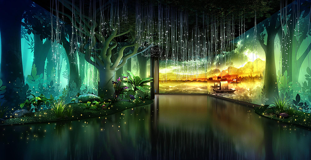 洪崖洞·梦游巴渝十二景·光影互动艺术空间